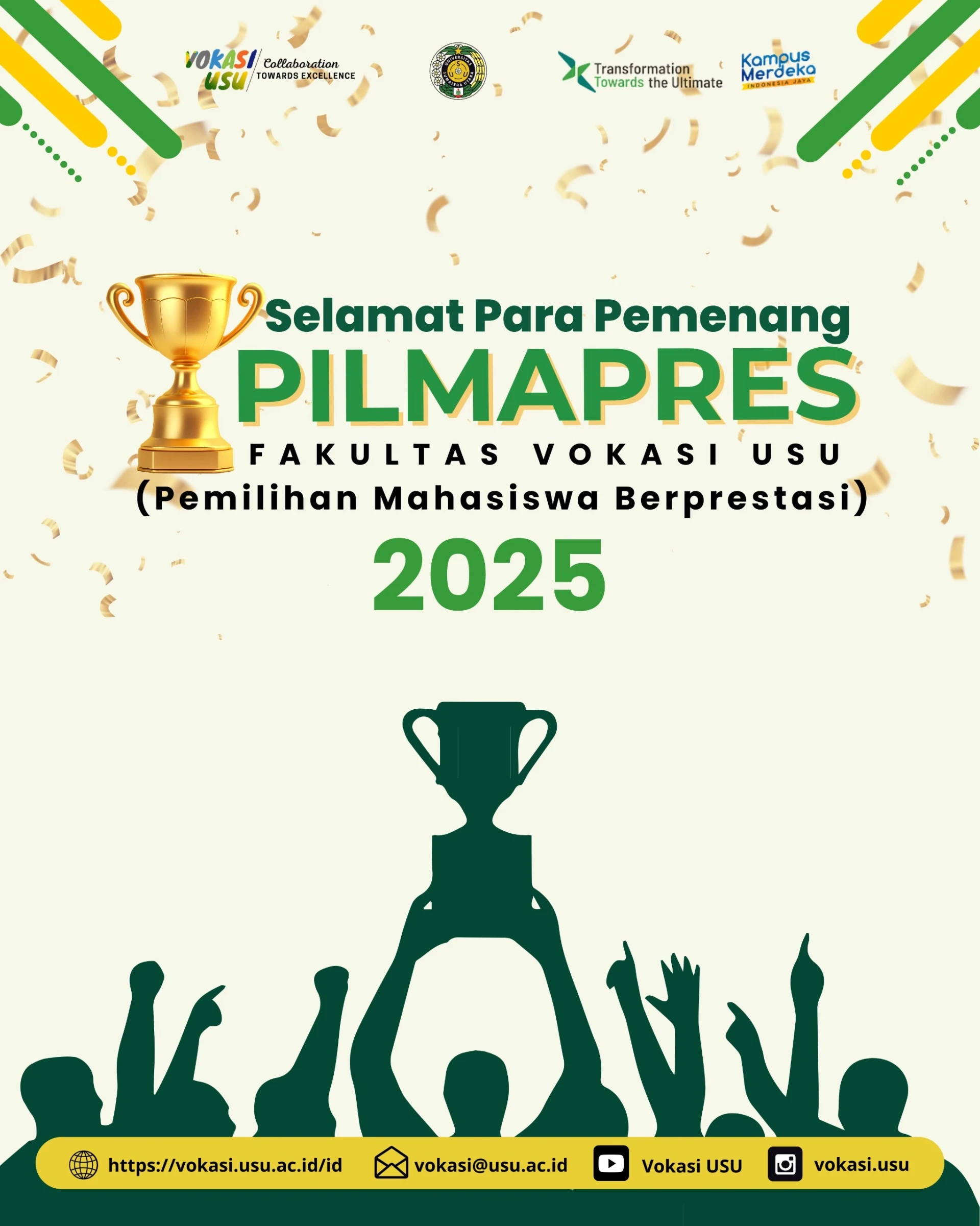Winner of outstanding students Faculty of Vocational Education USU